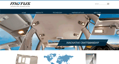 Desktop Screenshot of motusintegrated.com
